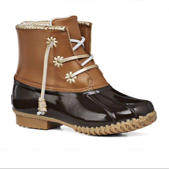 Jack Rogers Shoes - Jack Rogers Chloe Waterproof Leather Rain Boot 9